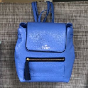 Kate Spade Periwinkle Leather Backpack